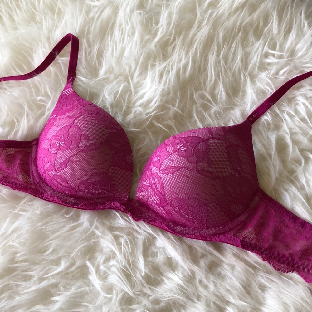 Pink Lace VS bra